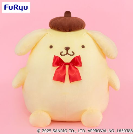 2026/3/19入荷】ポムポムプリン 超超BIGぬいぐるみ 30thアニバーサリー